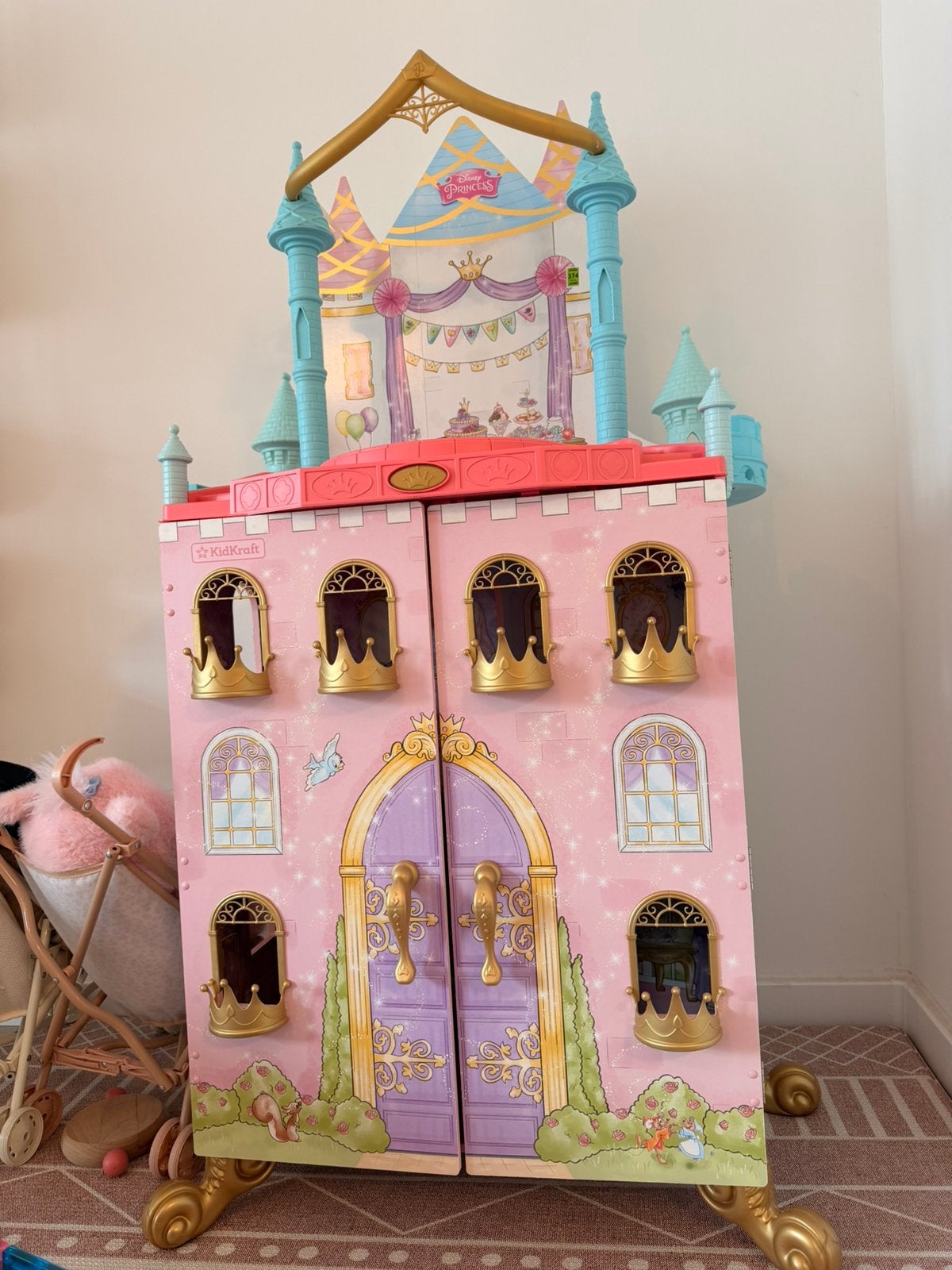 KidKraft Disney Princess Kasteel Poppenhuis – niet compleet, Ophalen, Gebruikt, Poppenhuis