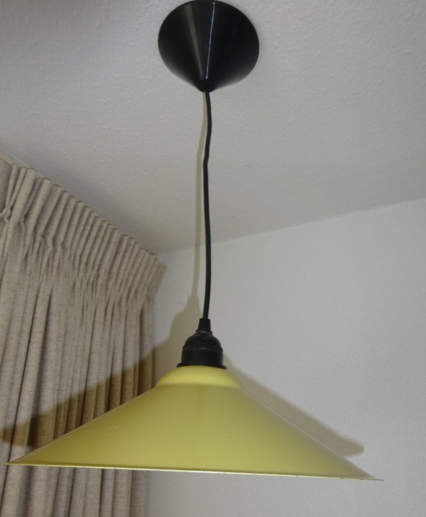 Vintage Ikea Lyra hanglamp, Ophalen of Verzenden, Gebruikt, Metaal, E27 (groot)