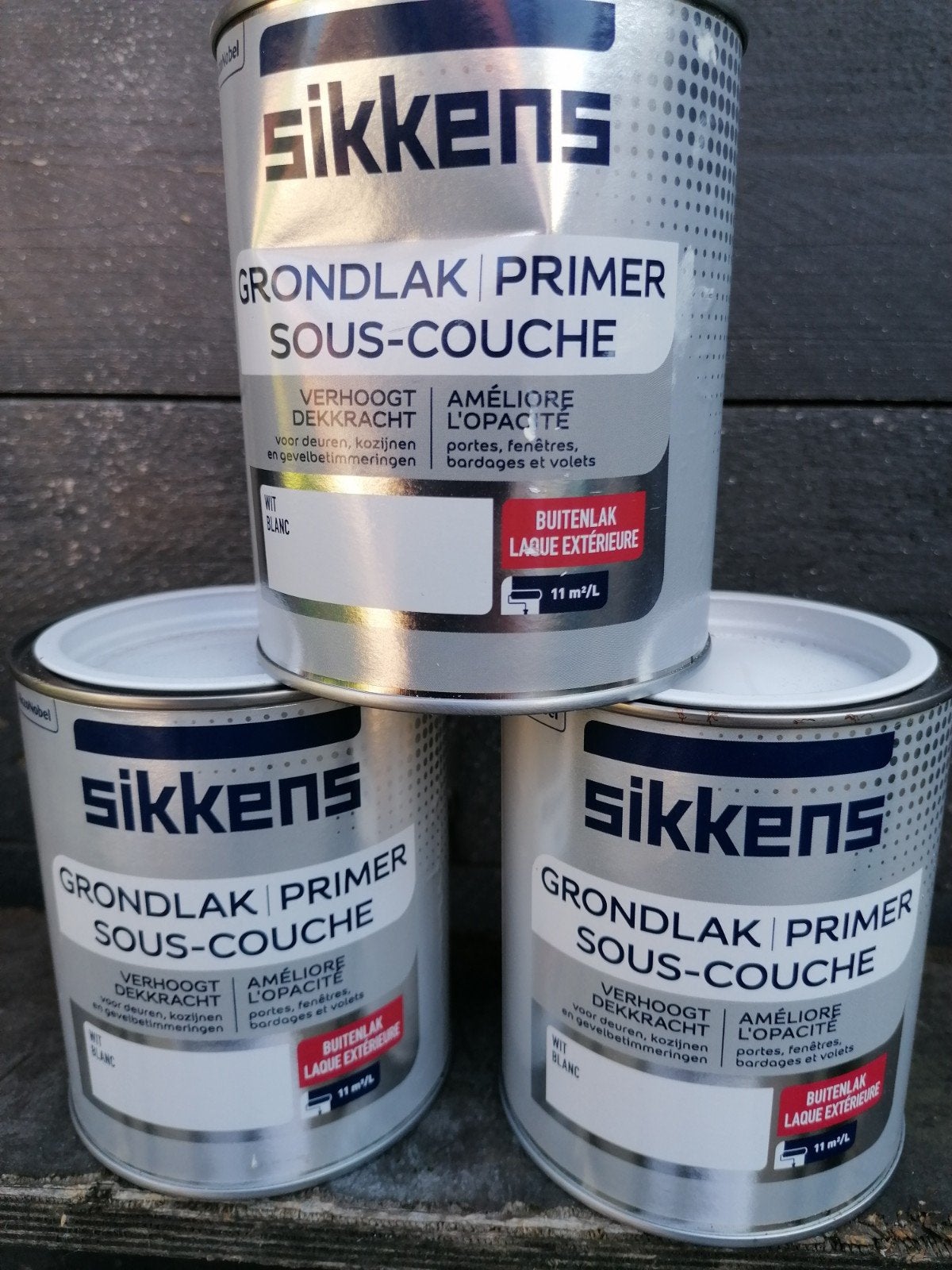 3 blikken sikkens grondlak,goed lezen, Ophalen of Verzenden, Nieuw