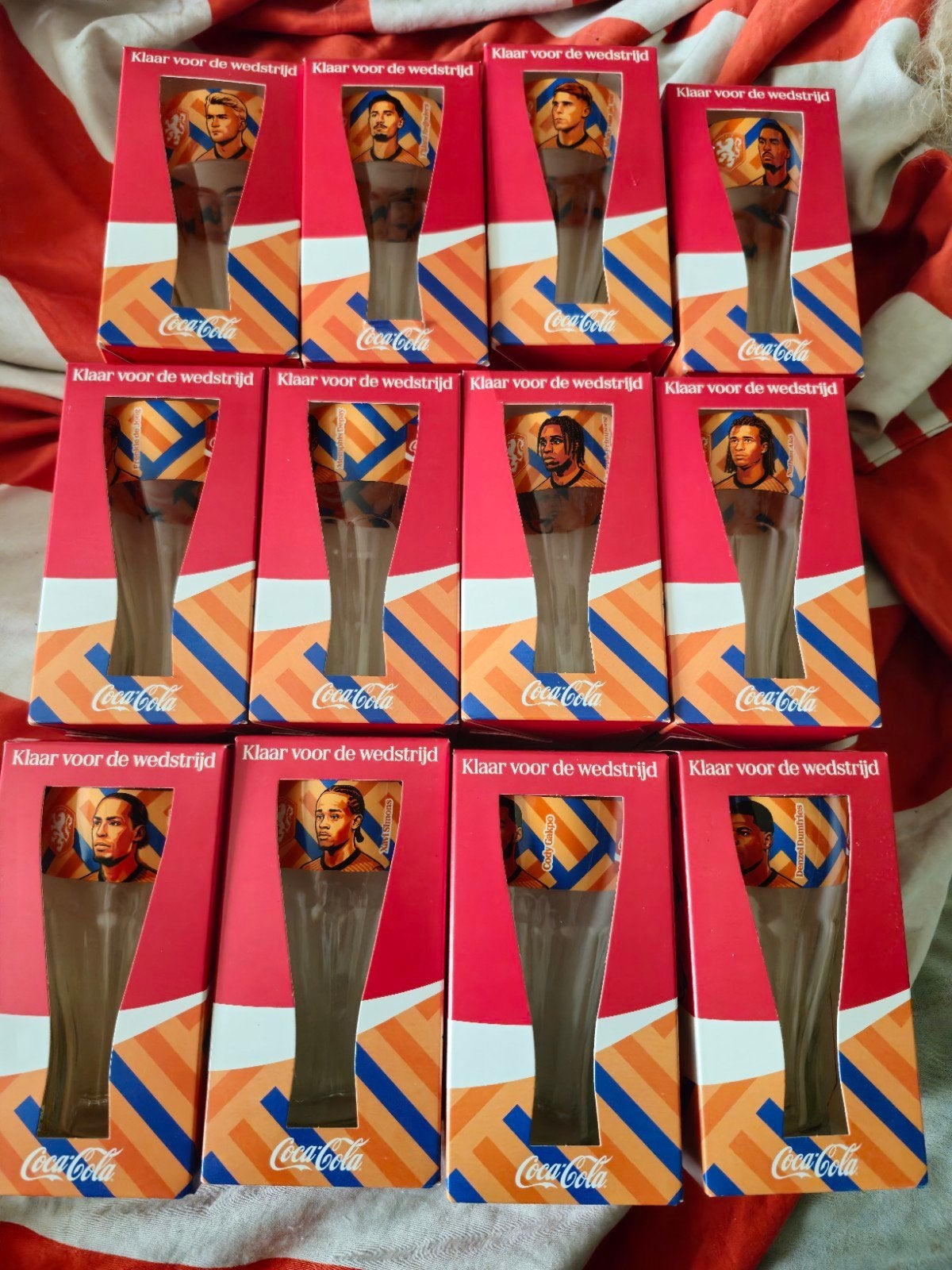coca cola wk 2026 complete set glazen 12 stuks ophalen, Ophalen, Zo goed als nieuw, Frisdrankglas