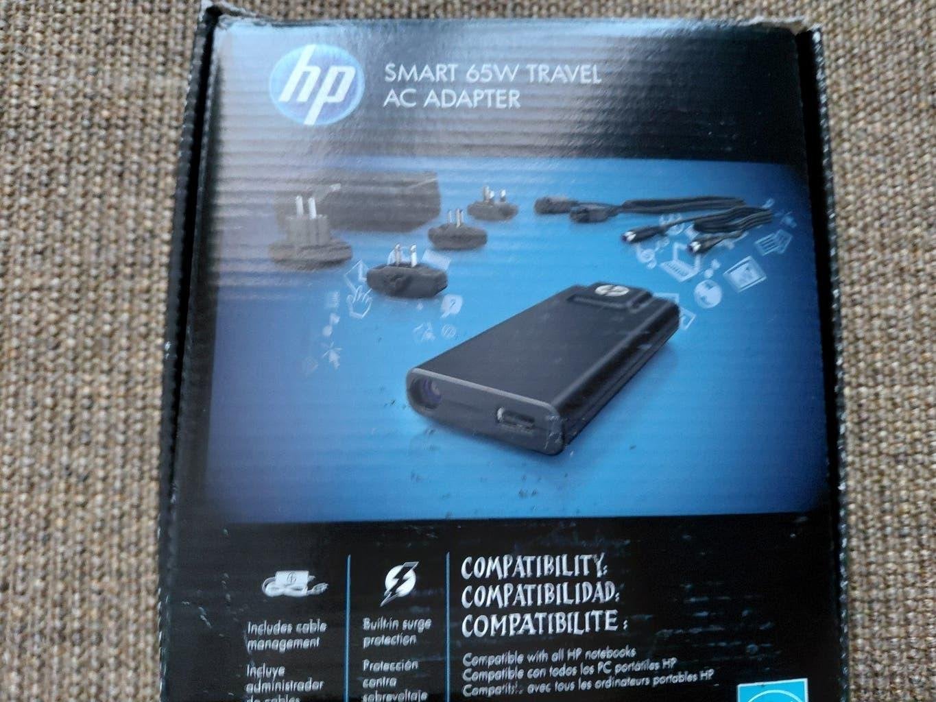 HP Travel Adapter met kabels en stekkers lichtgewicht, Computers en Software, Laptop-opladers, Ophalen of Verzenden, Nieuw, HP