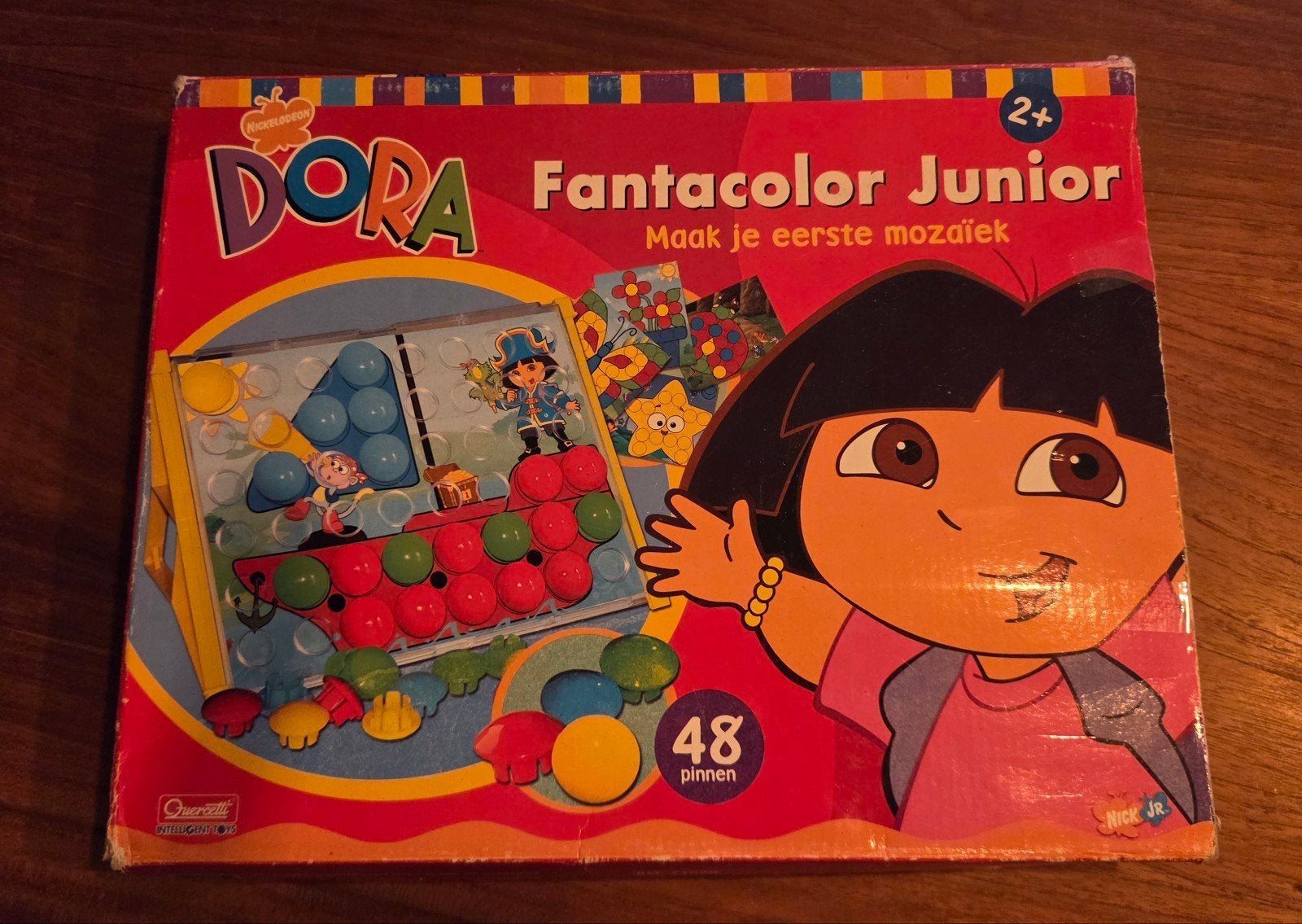Dora Fantacolor Junior mozaïekspel - 1 pin kwijt, Ophalen, Gebruikt, Knutselen