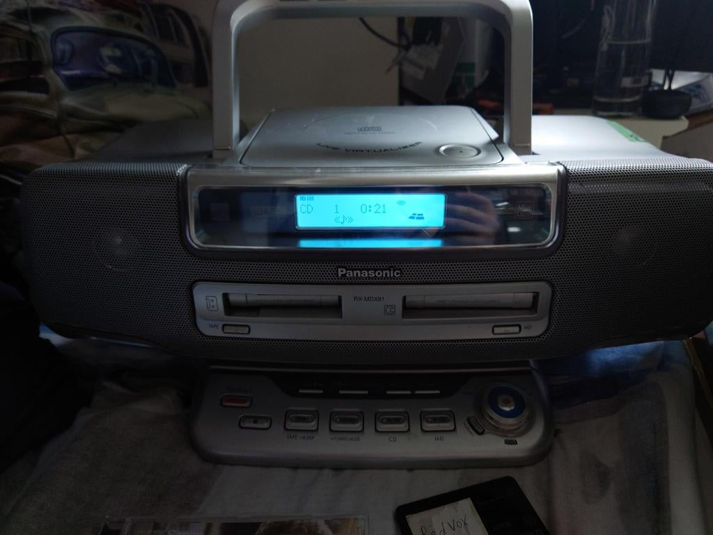 ≥ Panasonic RX-MDX81 CD MiniDisc Radio Cassette — Radio's