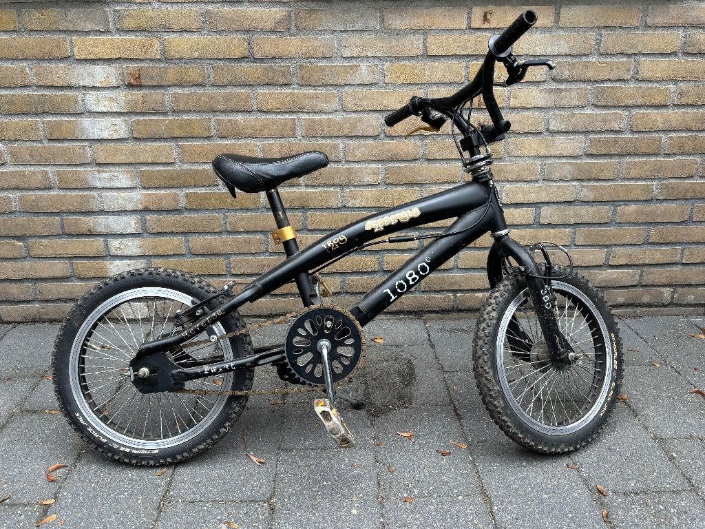 Troy freestyle 1080 bmx 16inch, Fietsen en Brommers, Ophalen, Staal, Velgrem, Stuur 360° draaibaar
