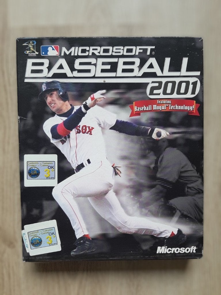 Microsoft Baseball 2001 Big Box PC game, Gebruikt, Verzenden, 1 speler, Sport