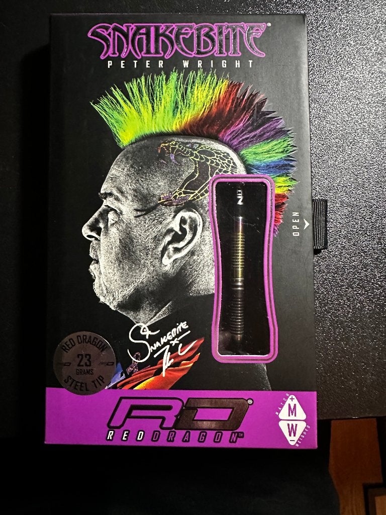 Peter Wright Snakebite World Champion 2020 Edition, Ophalen, Nieuw, Pijlen