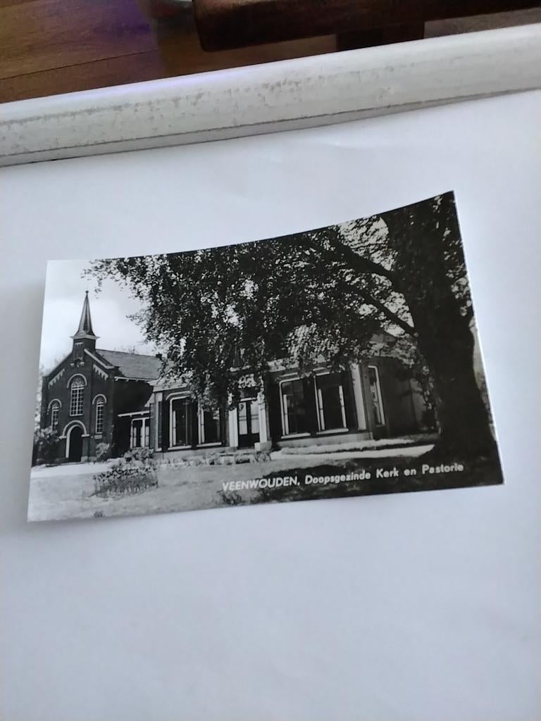 VEENWOUDEN. Doopsgezinde kerk en pastorie, Ophalen of Verzenden, Voor 1920, Groningen