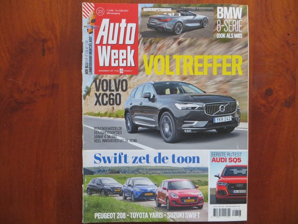 Autoweek 23 2017 Volvo XC60, BMW 8-serie, Peugeot 208, Boeken, Ophalen of Verzenden, Nieuw, BMW