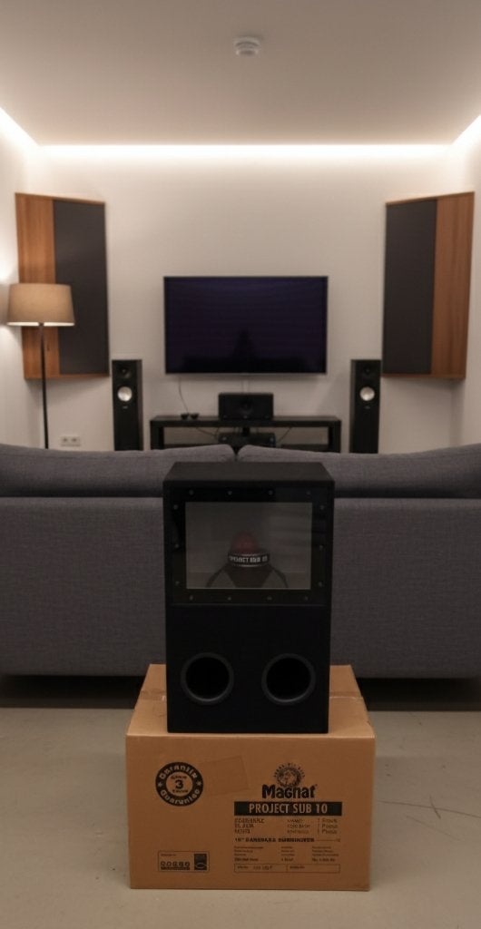 Hogedruk Bass-reflex Subwoofer 400 watt, Auto diversen, Autospeakers, Ophalen of Verzenden, Nieuw