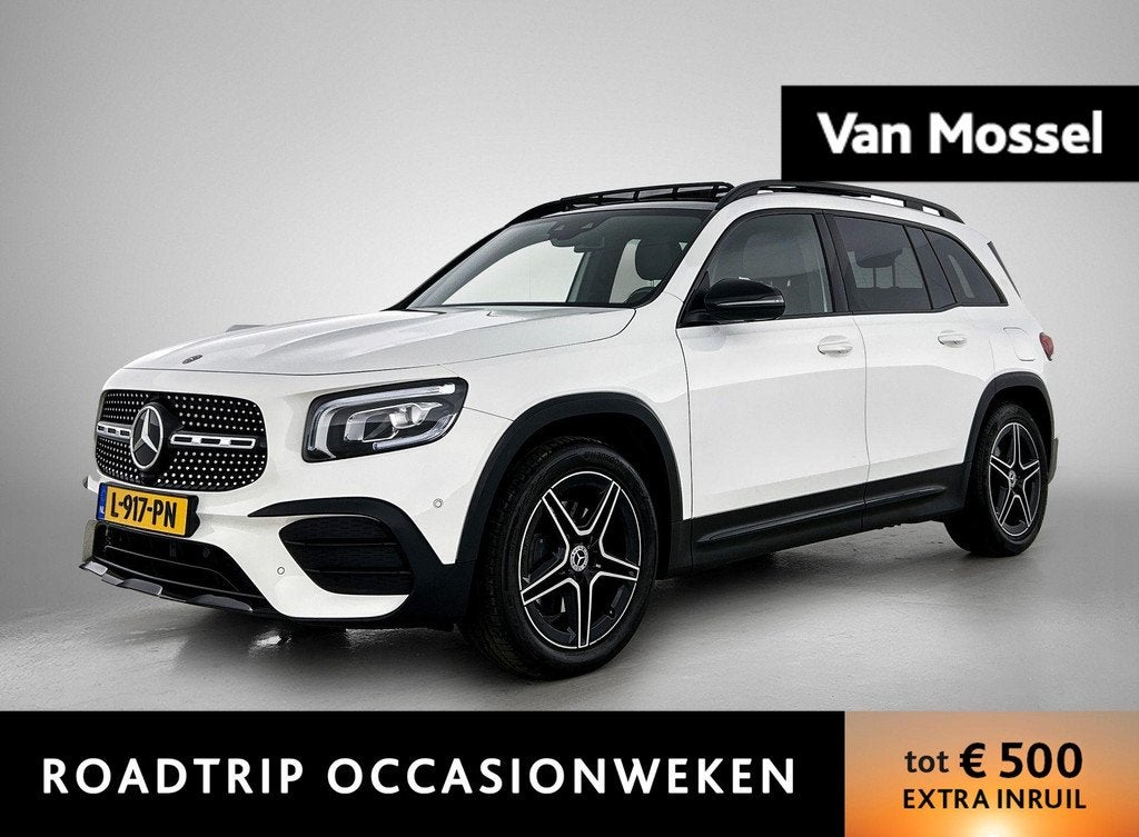 Mercedes-Benz GLB 200 Premium Plus | Automaat | Sfeerverlich, Auto's, Mercedes-Benz, 12 maanden, Euro 6, 4 cilinders, Leder en Stof