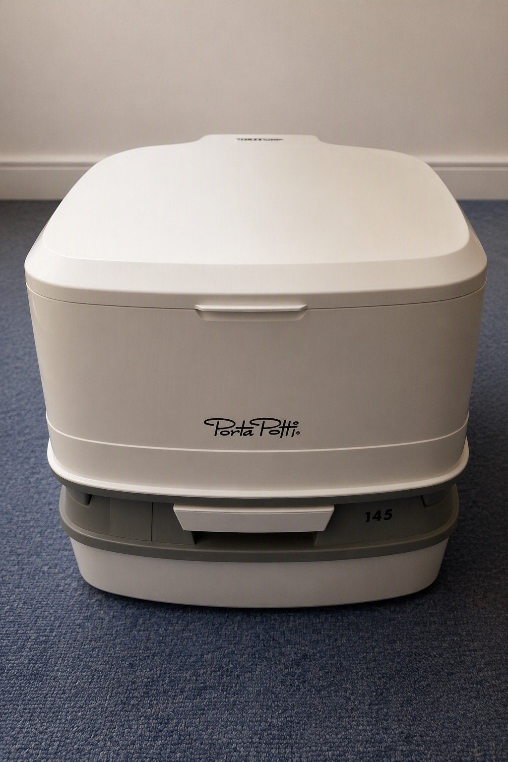 Porta Potti 145 draagbaar toilet incl vloeistoffen Ideaal vo, Ophalen, Gebruikt