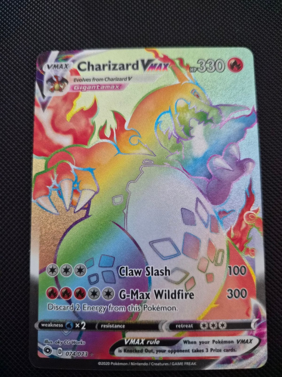 Charizard VMAX 074/073, Ophalen of Verzenden, Nieuw, Losse kaart, Foil
