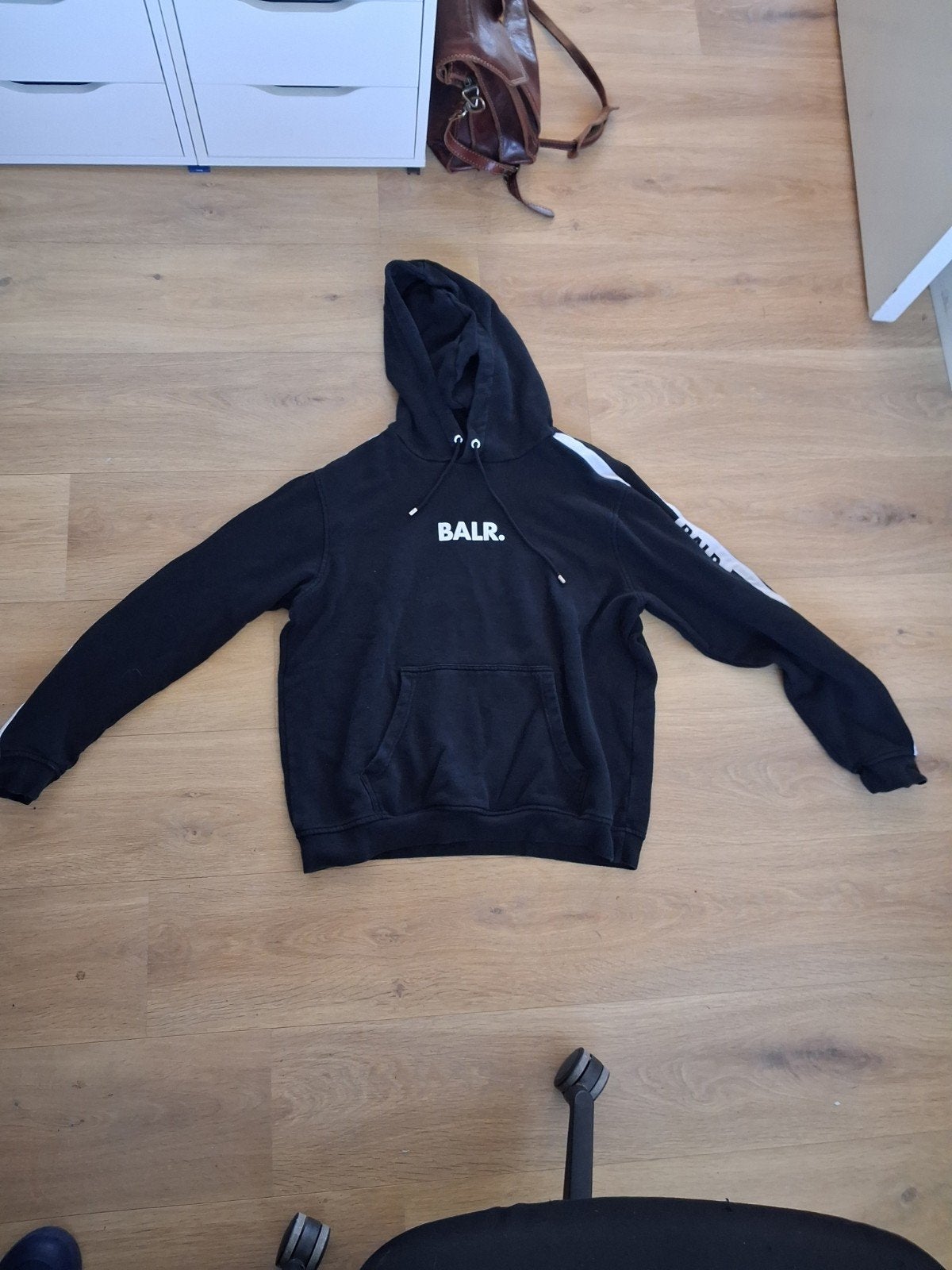 BALR. Hoodie Zwart Maat L - Gedragen, Goede Staat, Maat 52/54 (L), Zwart, Ophalen of Verzenden, Zo goed als nieuw