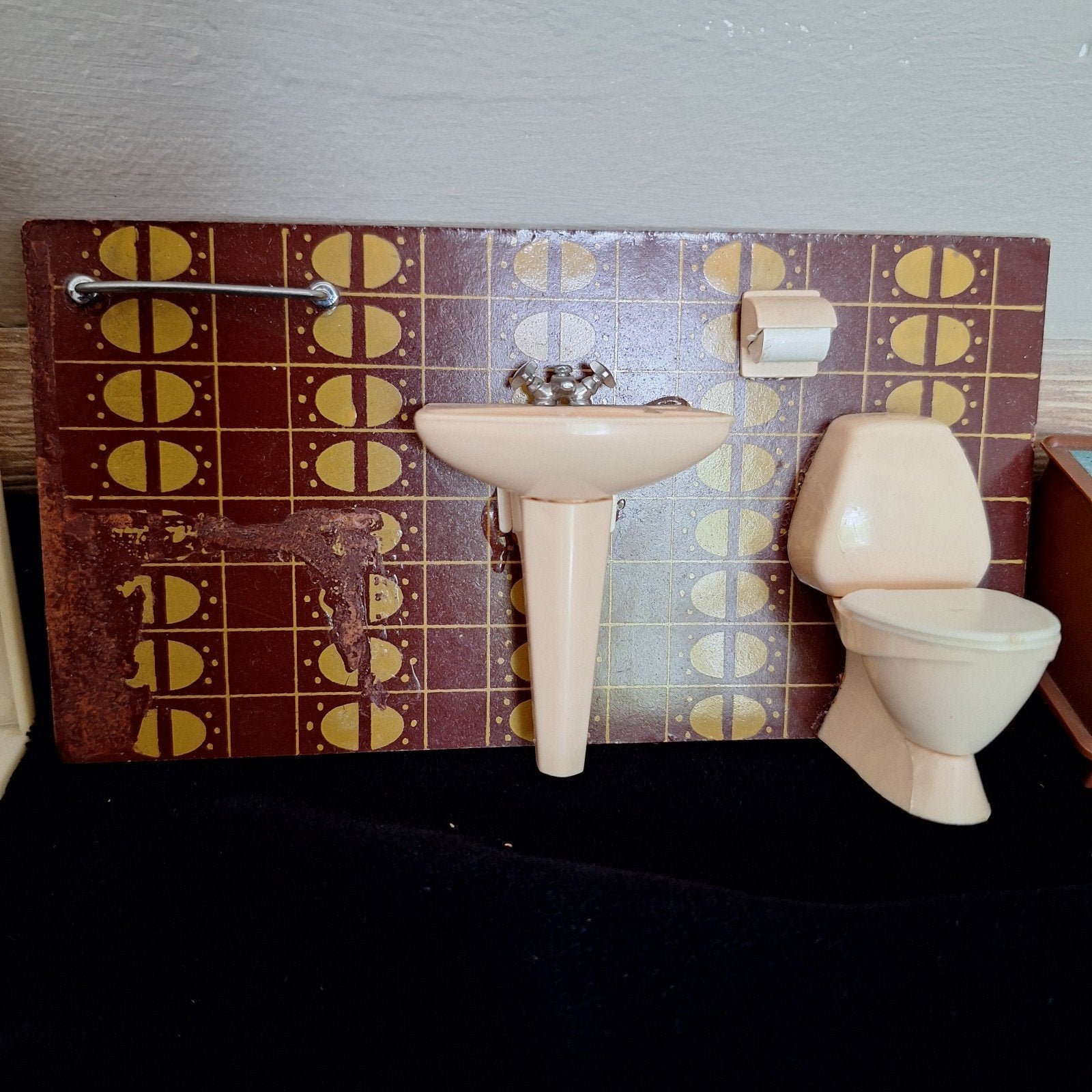 Poppenhuis meubels retro o.a. Jean, Ophalen of Verzenden, Gebruikt, Poppenhuis