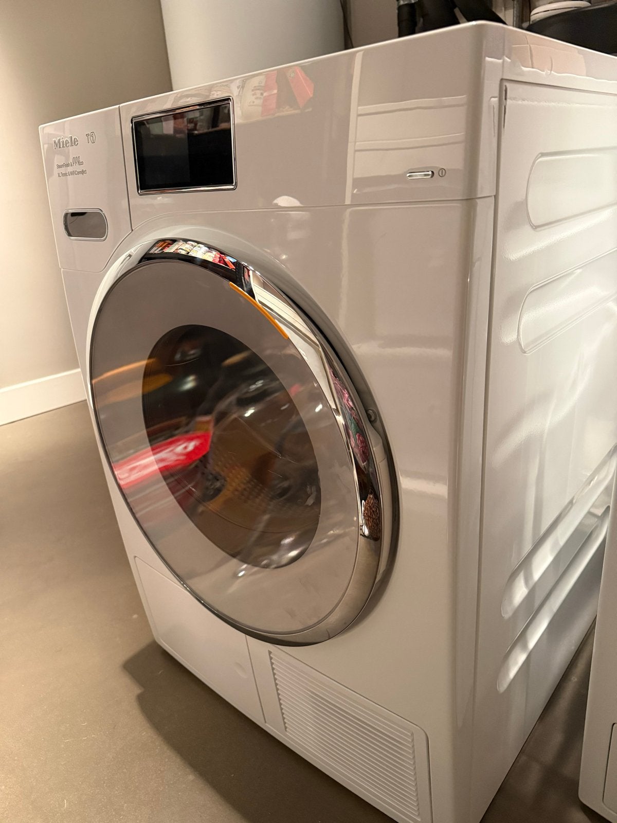 Miele TMV843WP Warmtepompdroger - Zeer Energiezuinig, Witgoed en Apparatuur, Wasdrogers, Ophalen, Gebruikt, 8 tot 10 kg, Voorlader