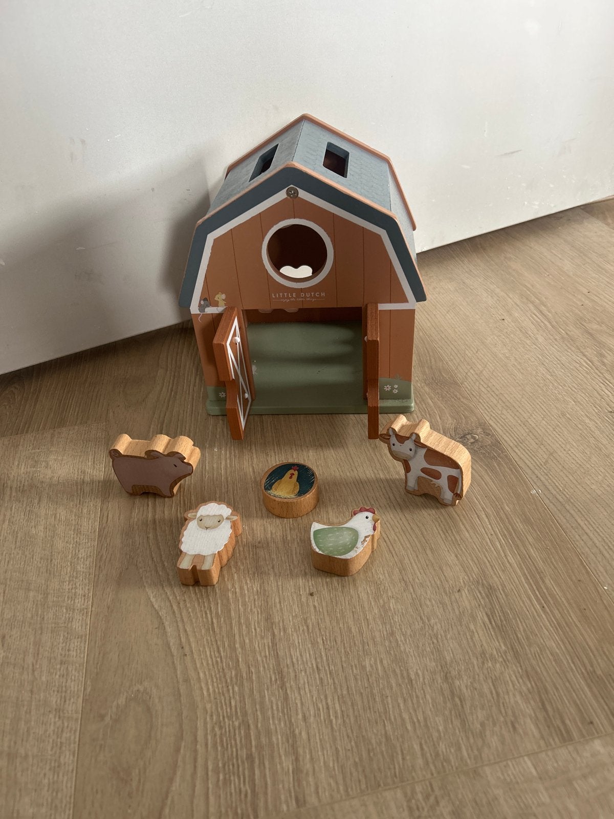 Little Dutch Houten Boerderij met Dieren Speelset, Kinderen en Baby's, Speelgoed | Houten speelgoed, Ophalen, Gebruikt, Overige typen