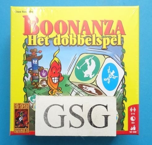 Boonanza het dobbelspel nr. 999-BOO05B-00, Ophalen, Nieuw