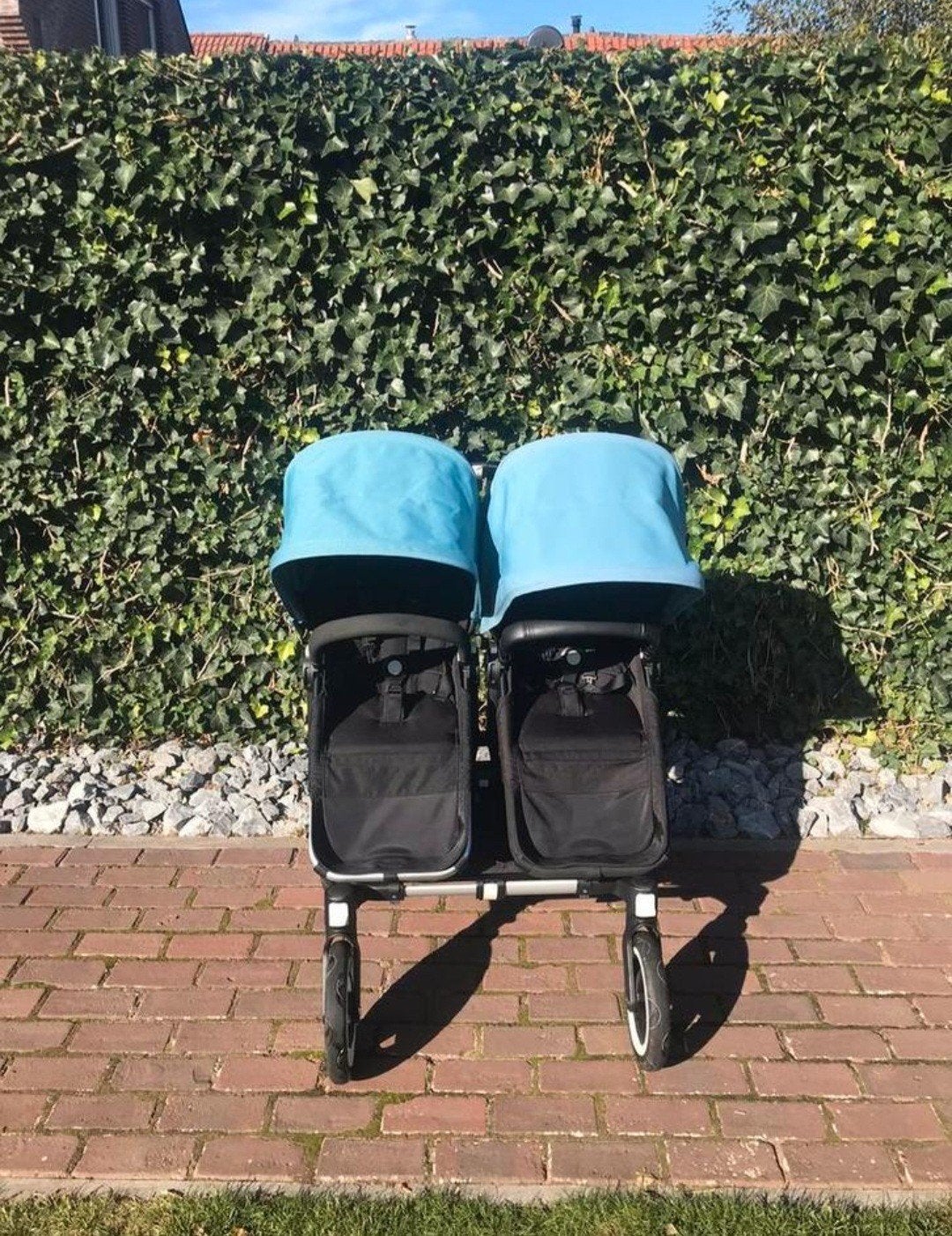 Bugaboo Donkey duo of tweeling kinderwagen, Ophalen, Gebruikt, Kinderwagen of Buggy