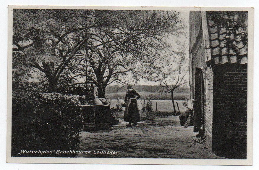 Waterhalen Broekheurne Lonneker 1933, Verzamelen, Ophalen, 1920 tot 1940, Gelopen, Overijssel