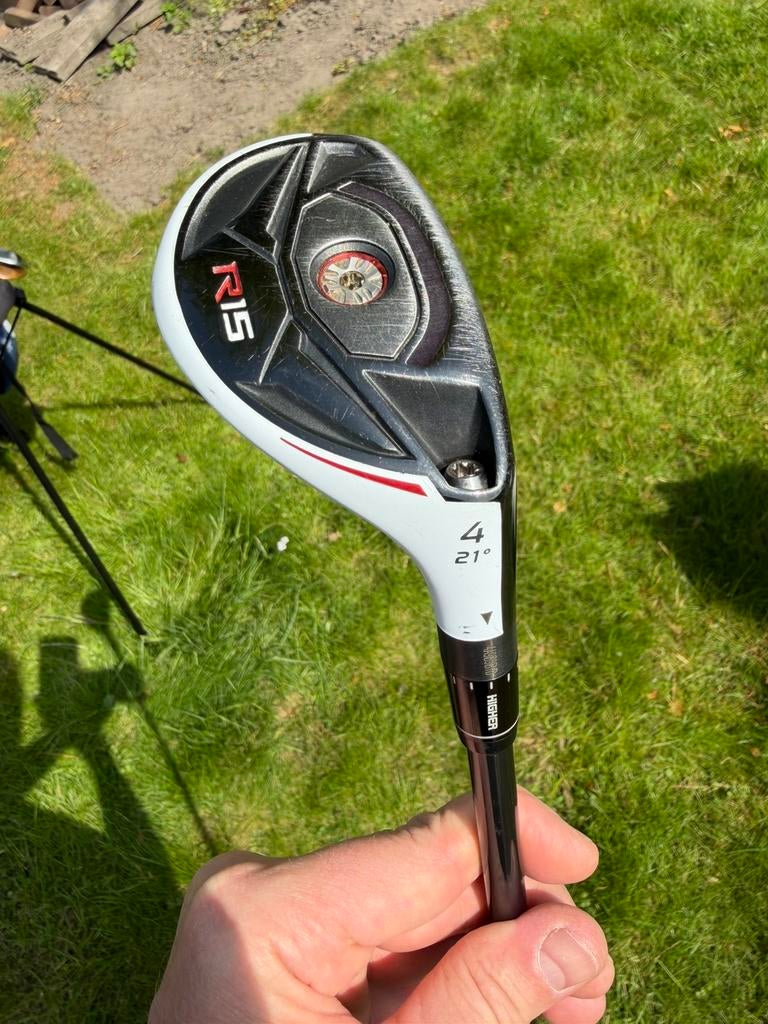 Taylormade R15 hybrid 4 | Rescue | R flex, Sport en Fitness, Golf, Ophalen of Verzenden, Gebruikt, Club, Overige merken