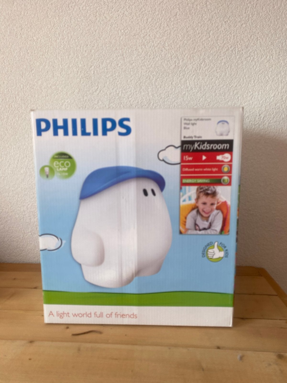 Philips myKidsroom Buddy Train Nachtlampje Blauw, Ophalen, Nieuw