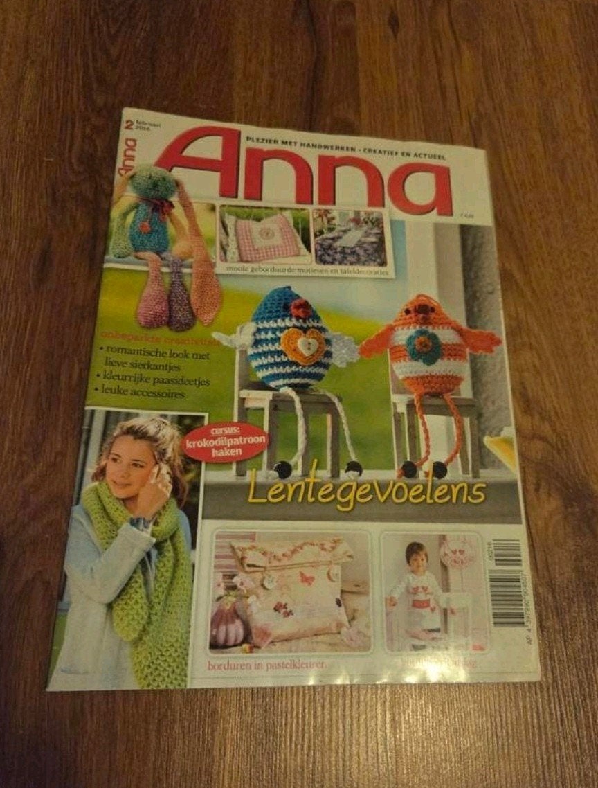 Handwerk boek Anna, Ophalen of Verzenden, Haken, Patroon of Boek