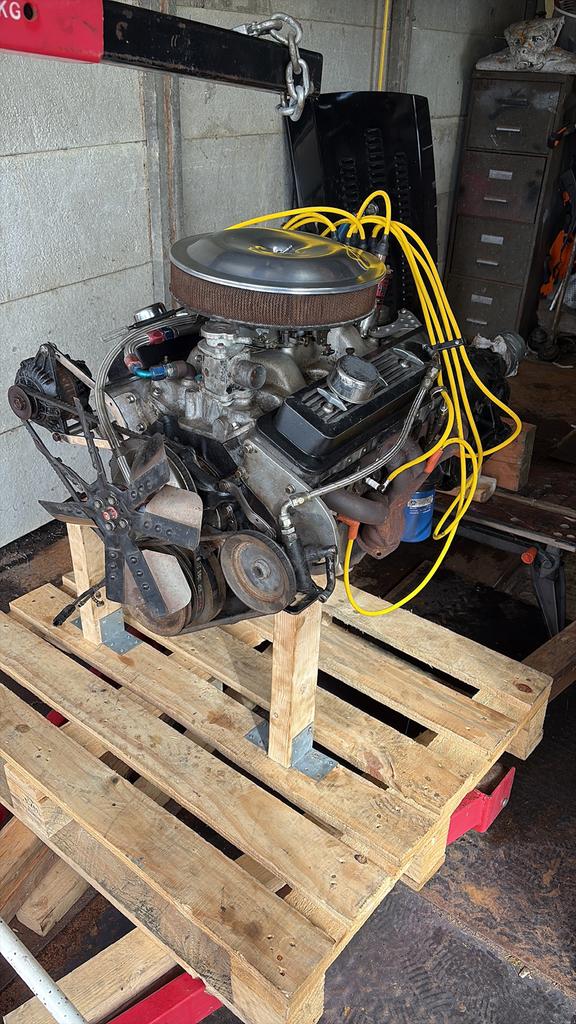 Chevrolet 350 motorblok compleet met TH350 bak, Auto-onderdelen, Motor en Toebehoren, Ophalen, Gebruikt, Amerikaanse onderdelen