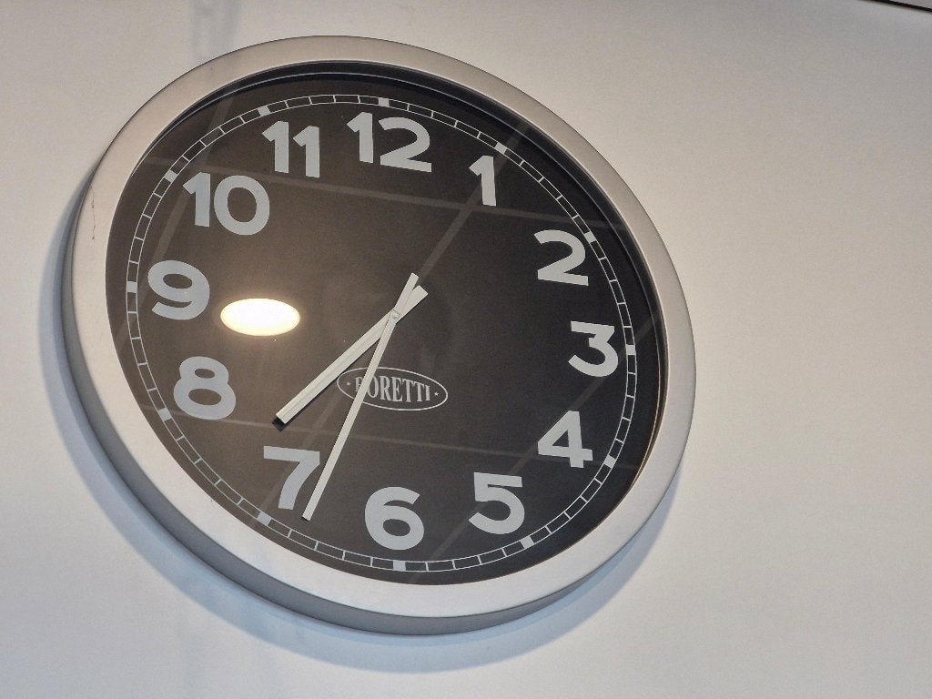 wandklok boretti showroommodel, Ophalen, Nieuw, Wandklok