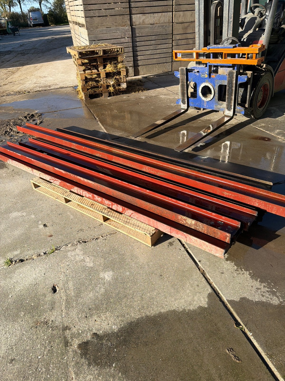 Stalen balken - 160x70x4000, Ophalen, Gebruikt, IJzer