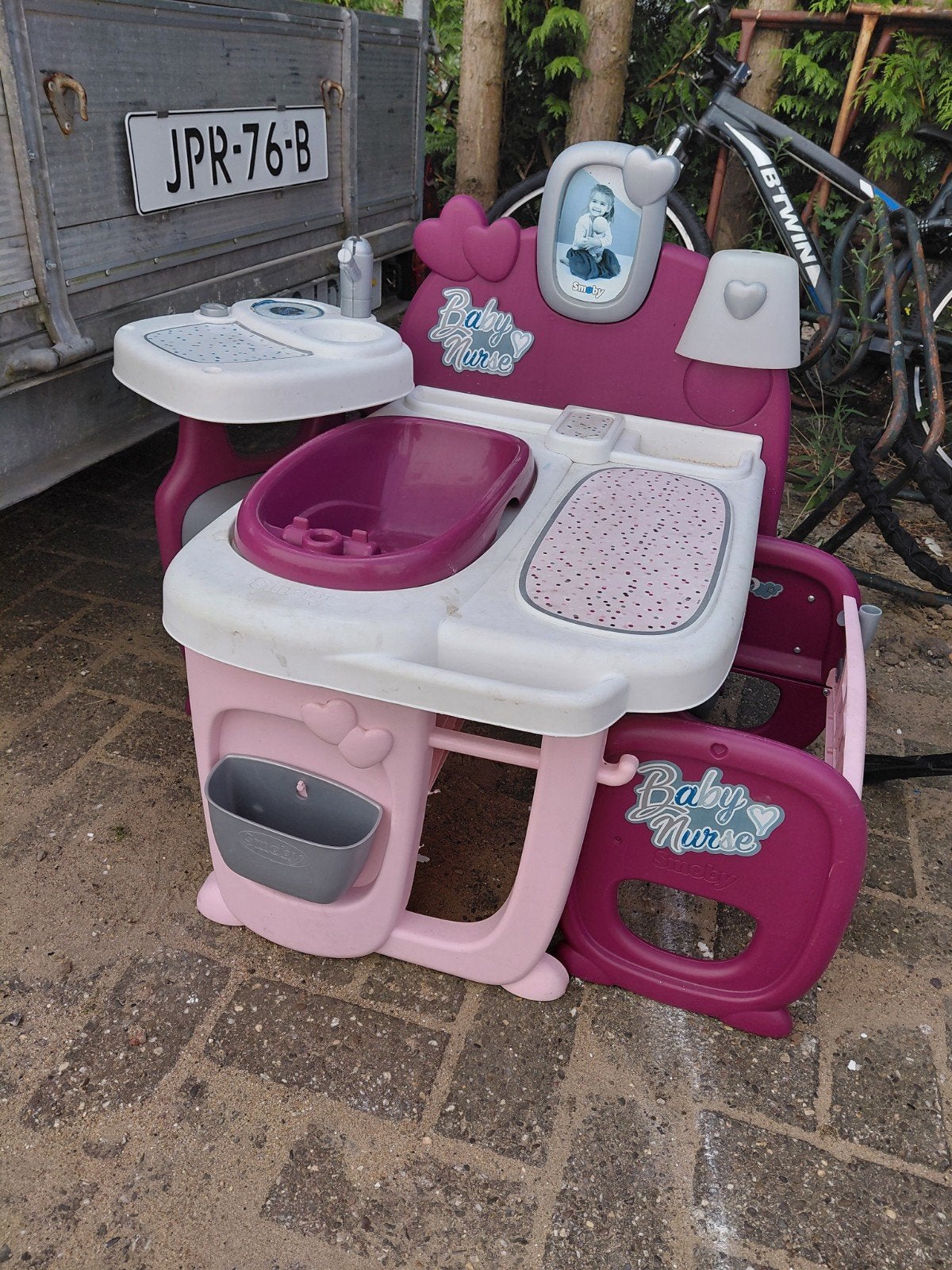 Smoby Baby Nurse speelset - Verzorgingsstation, Ophalen of Verzenden, Gebruikt, Meisje