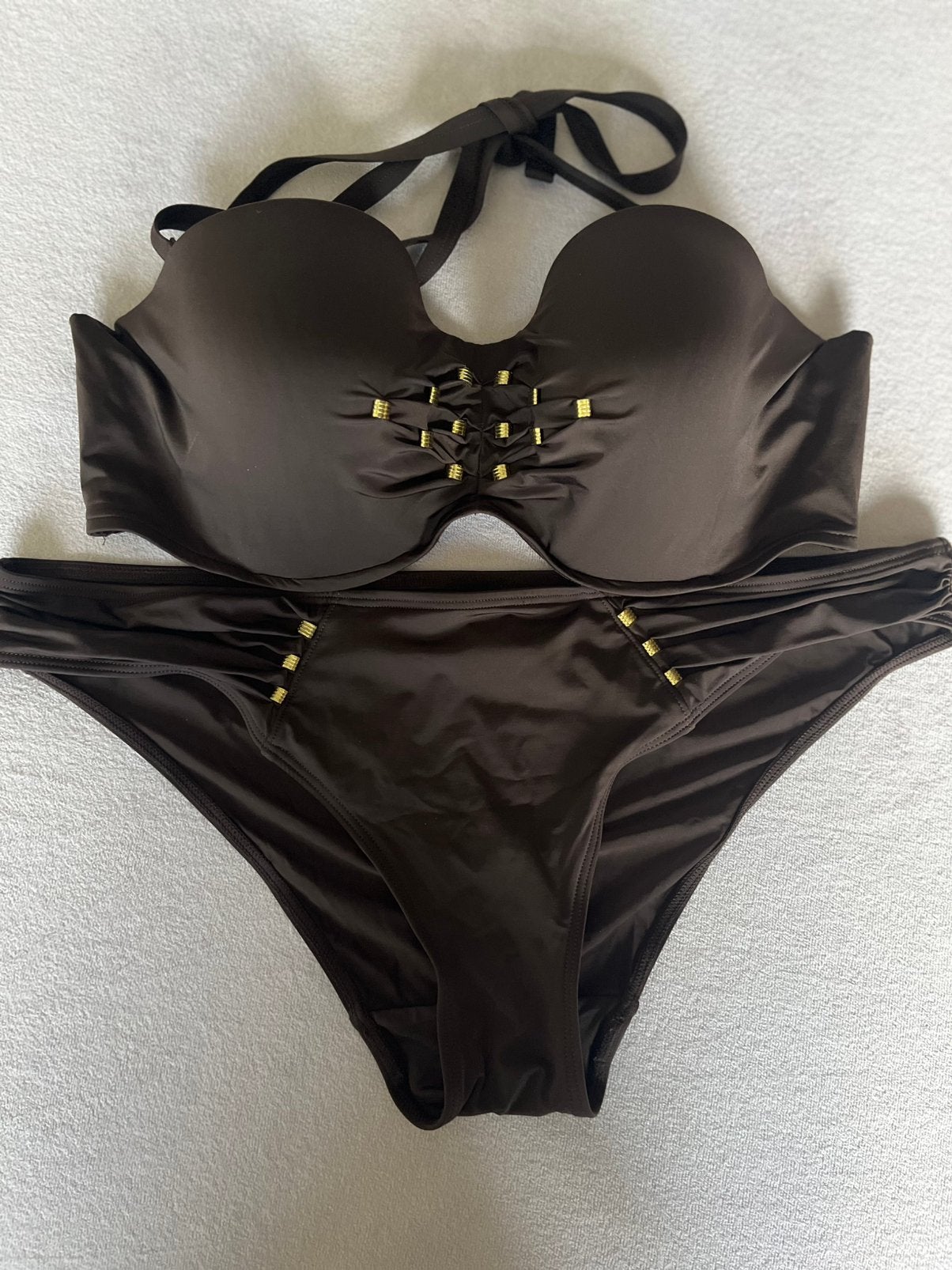 Bikini Aubade, Kleding | Dames, Badmode en Zwemkleding, Verzenden, Zo goed als nieuw, Bruin, Bikini