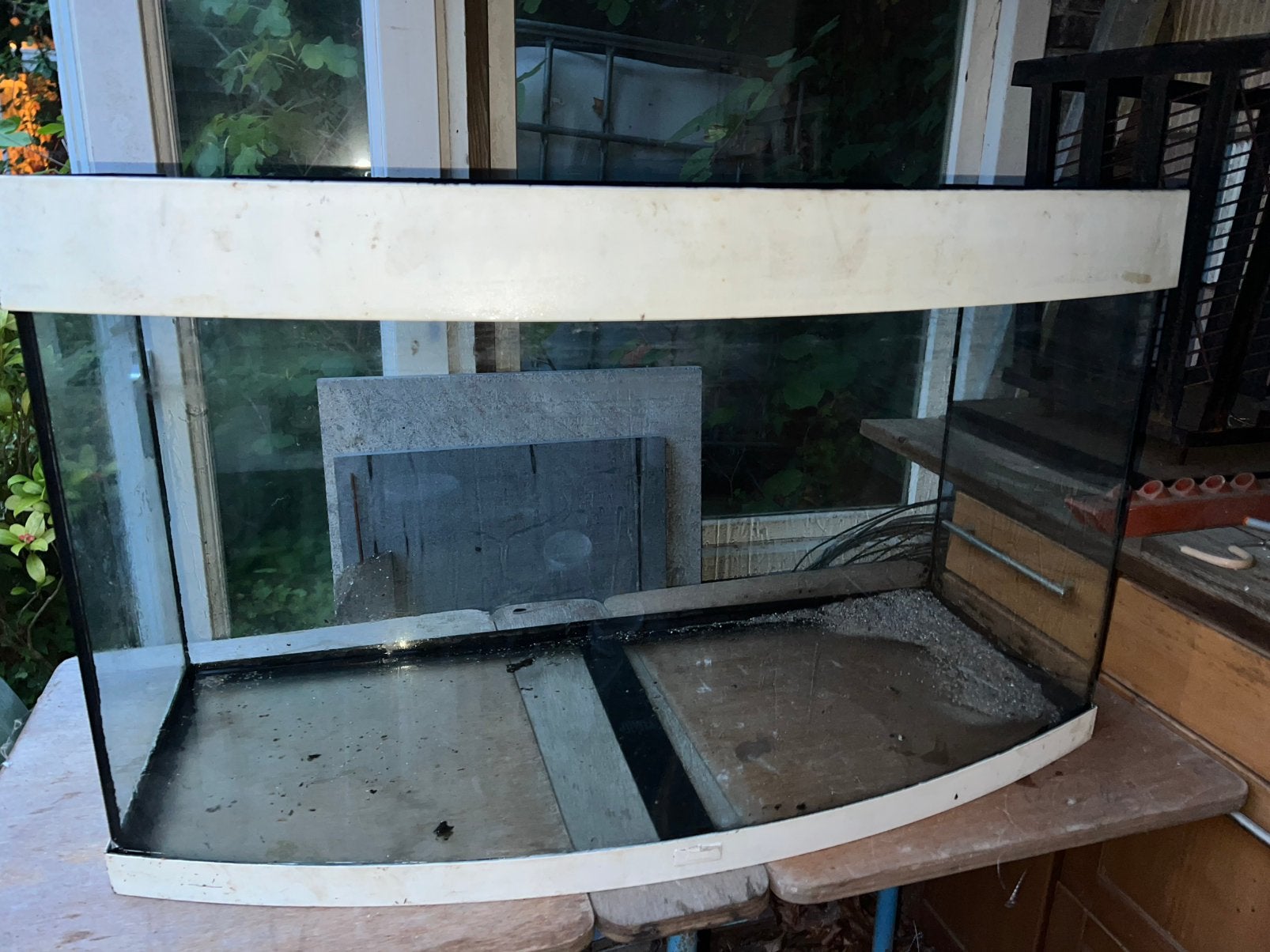 Compleet aquarium 150 liter!, Ophalen, Inclusief deksel, Gebruikt, Leeg aquarium