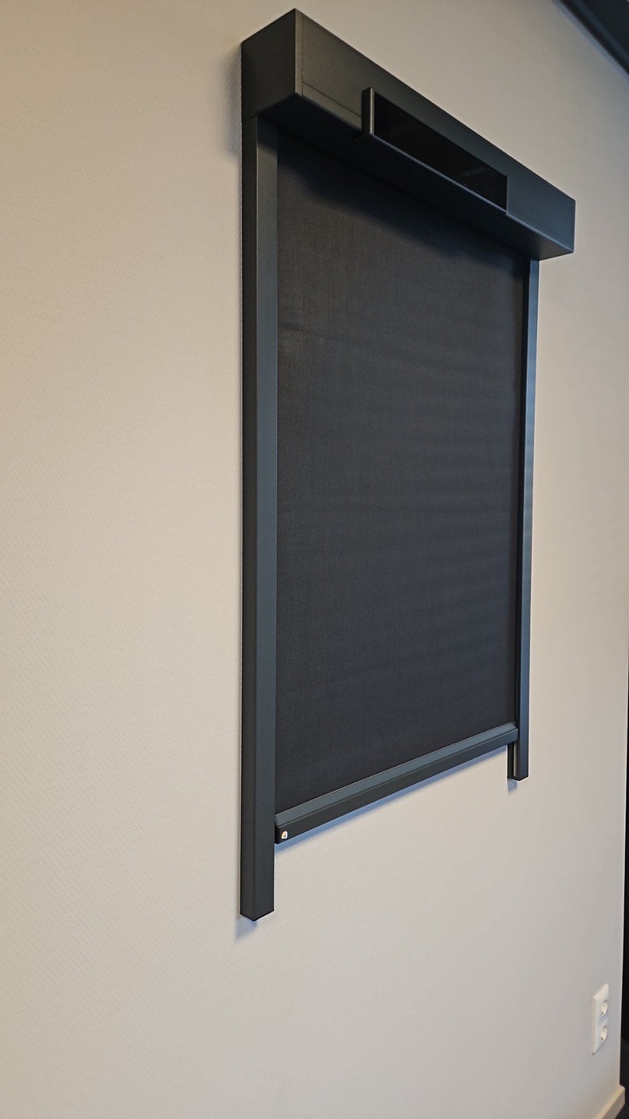 screen solar, Ophalen, Grijs