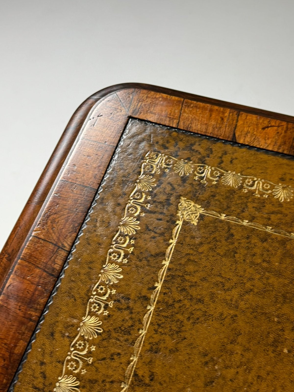 Engelse schrijftafel ca. 1900 antiek, Ophalen of Verzenden