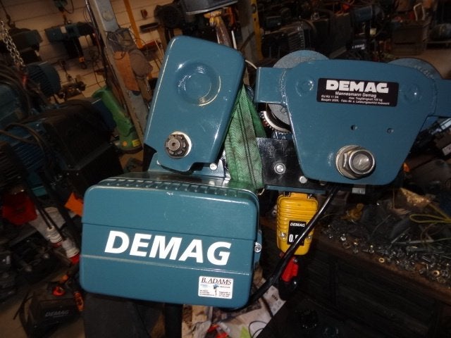 Demag kettingtakel 500 kg met elektra loopkat, Ophalen of Verzenden, Zo goed als nieuw, Elektrisch