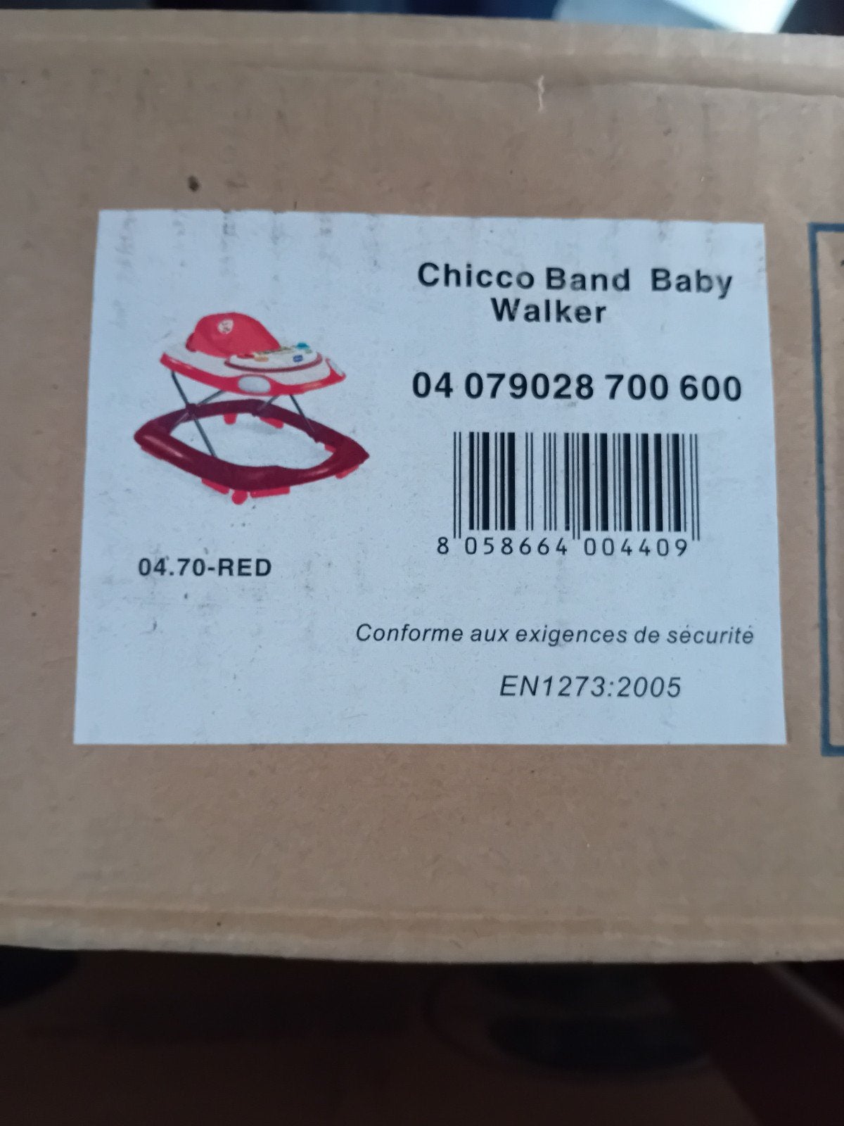 Chicco Band Baby Walker - Nieuw in doos, ...., Overige typen, Nieuw, Ophalen of Verzenden