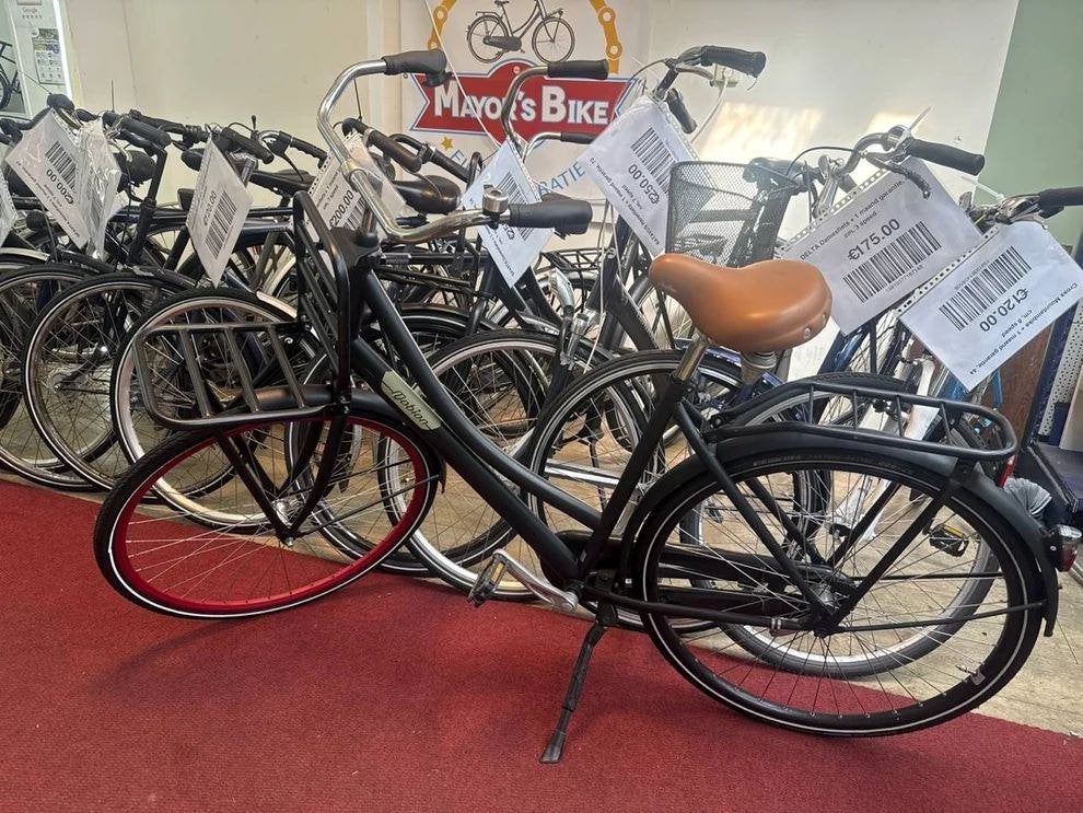 Damesfiets met 1 maand garantie, Ophalen, Terugtraprem, Mobion, Zo goed als nieuw