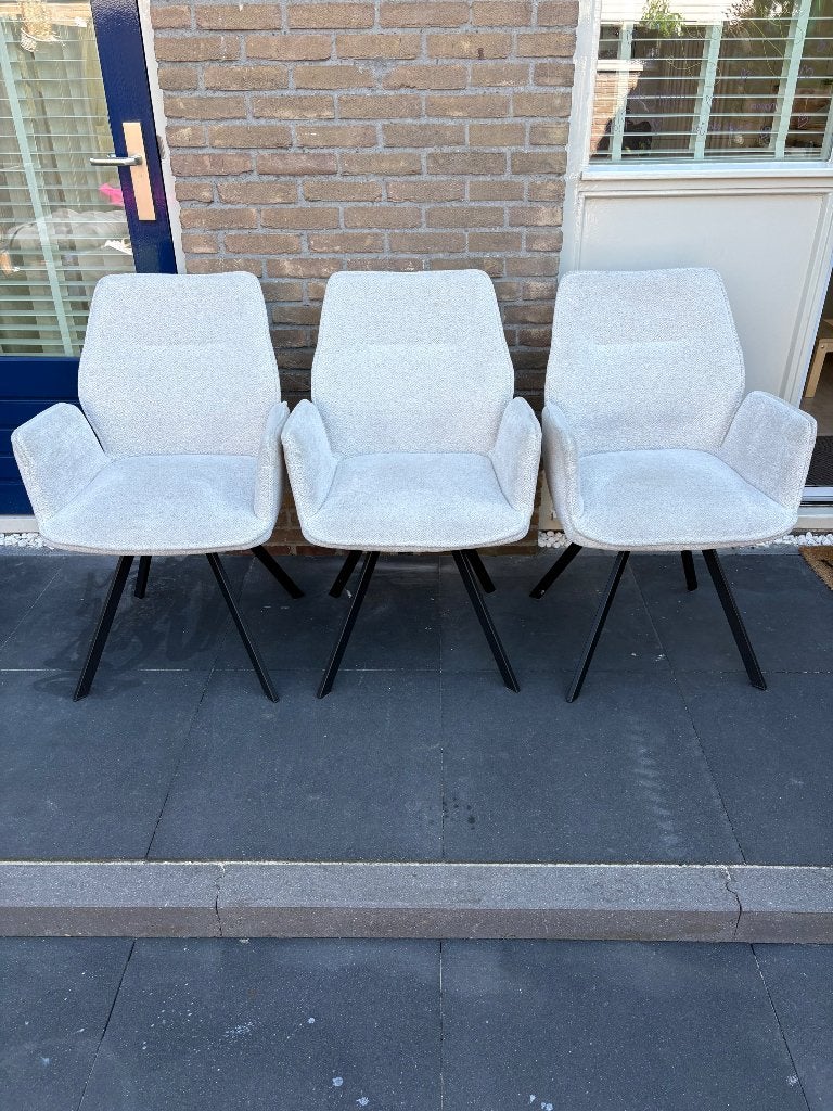 Eetkamerstoel, Ophalen, Overige kleuren, Drie, Zo goed als nieuw