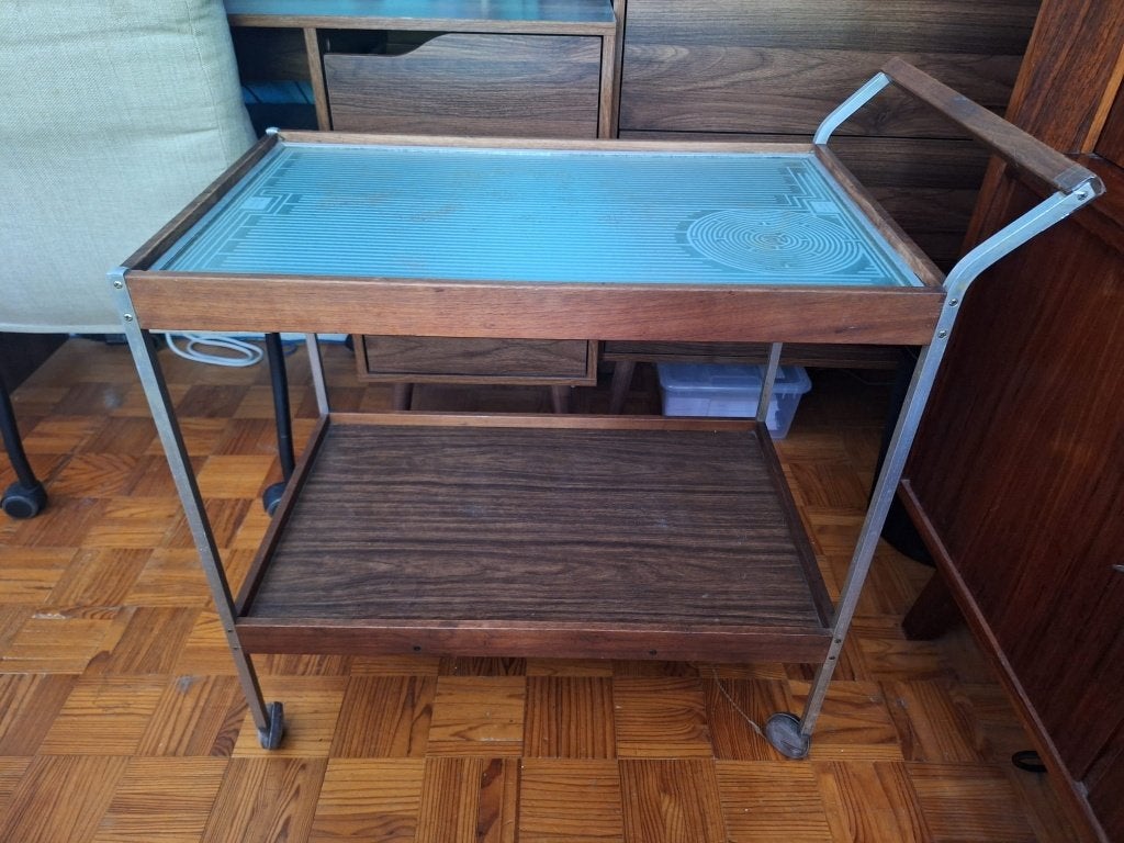 Salton "Hot Tray" serveerwagen, Ophalen