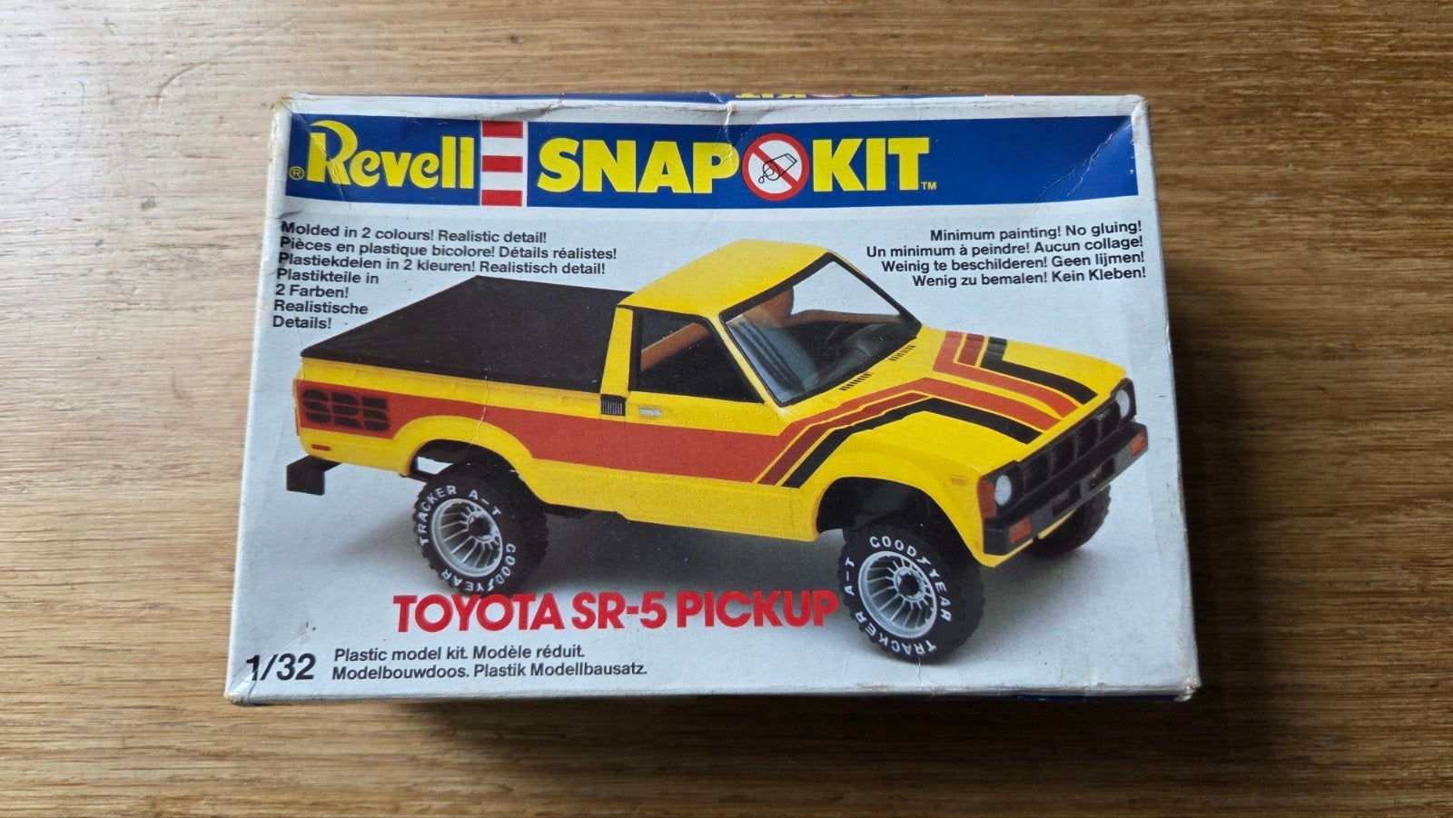 Vintage Revell 1:32 Toyota SR 5 Pick up model kit modelauto, Auto, Revell, Groter dan 1:32, Ophalen of Verzenden