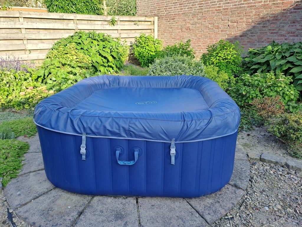 Lazy Z Spa Hawaii, opblaasbare Jacuzzi met Afdekzeil en Pomp, Ophalen, Afdekzeil, Opblaasbaar