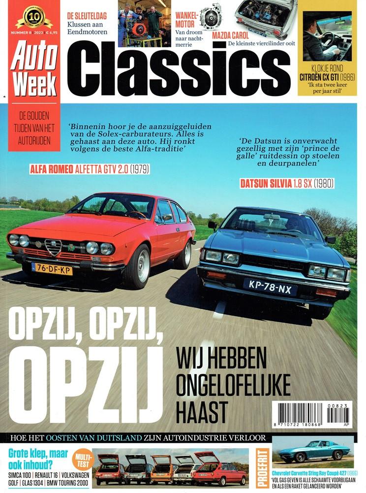Autoweek Classics 2023 nr. 8 (o.a. Alfa Romeo Alfetta GTV), Verzenden, Gelezen, Algemeen