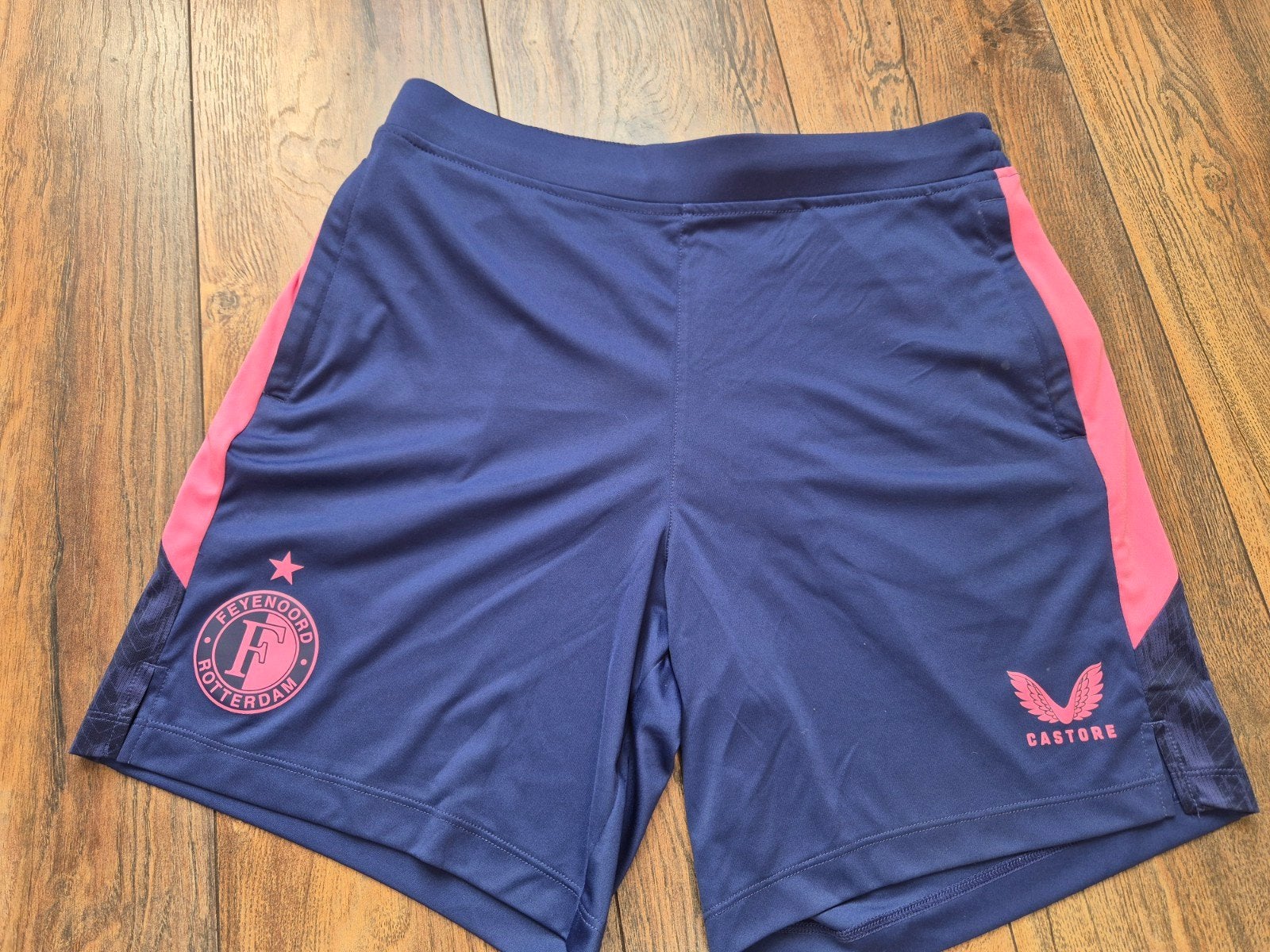 Feyenoord Trainingsbroekje 2025/2026, Maat 52/54 (L), Blauw, Nieuw, Ophalen of Verzenden