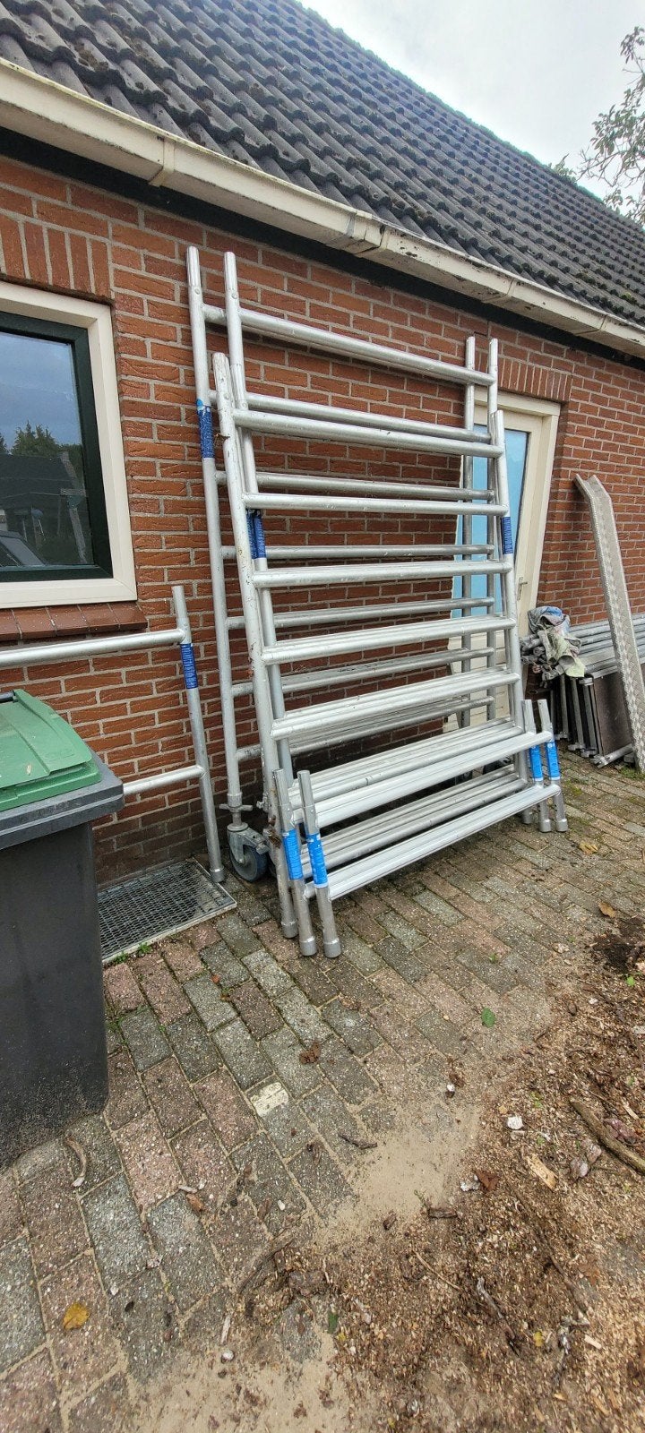 Complete Rolsteiger - 1.50m breed, 4m lang,en 0.90 breed  3, Doe-het-zelf en Verbouw, Ophalen of Verzenden, Gebruikt, Rolsteiger of Kamersteiger