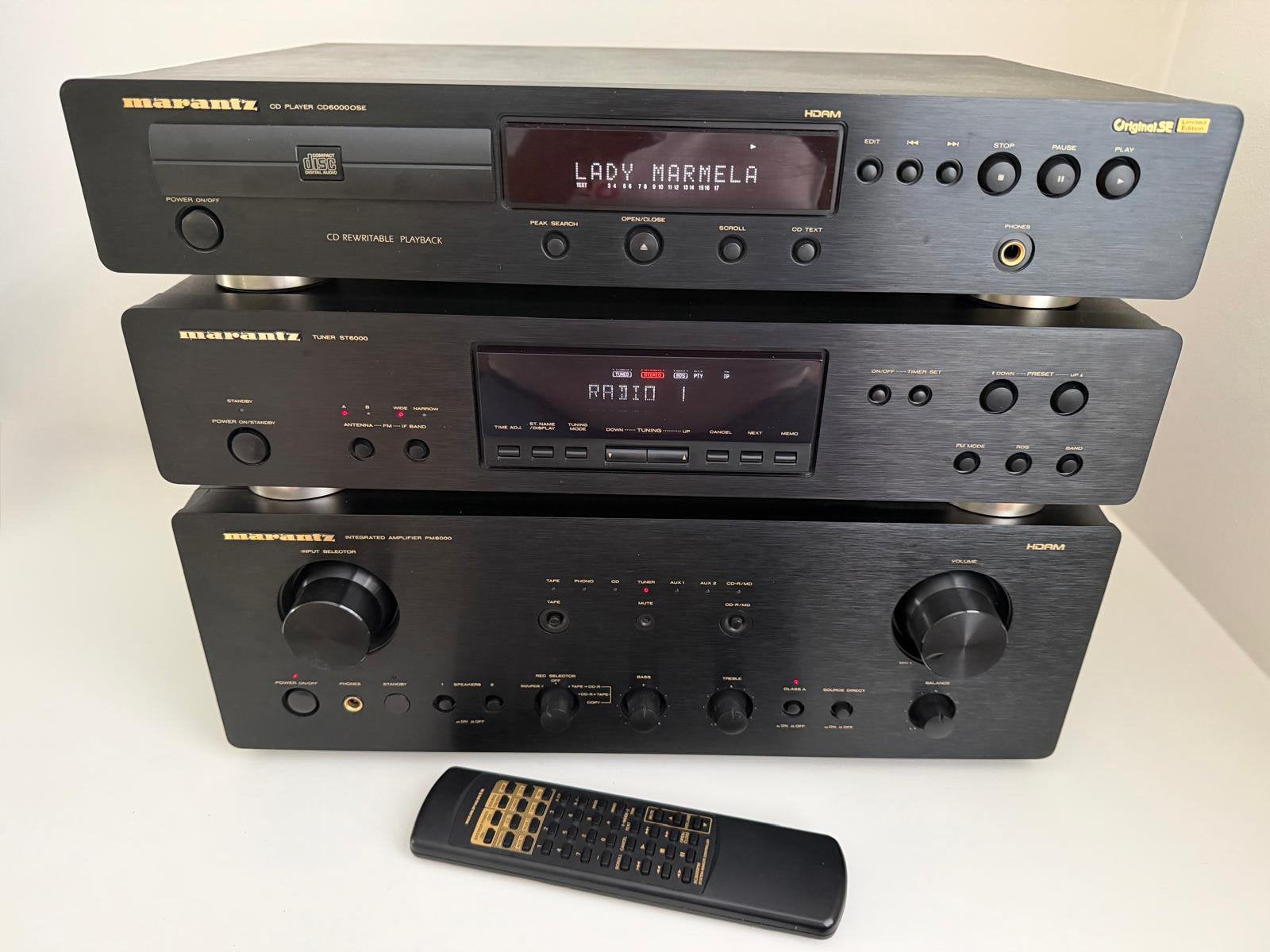 Marantz set PM8000 + CD6000 OSE + ST6000 - compleet met AB, Ophalen, Zo goed als nieuw, Cd-speler, Overige merken
