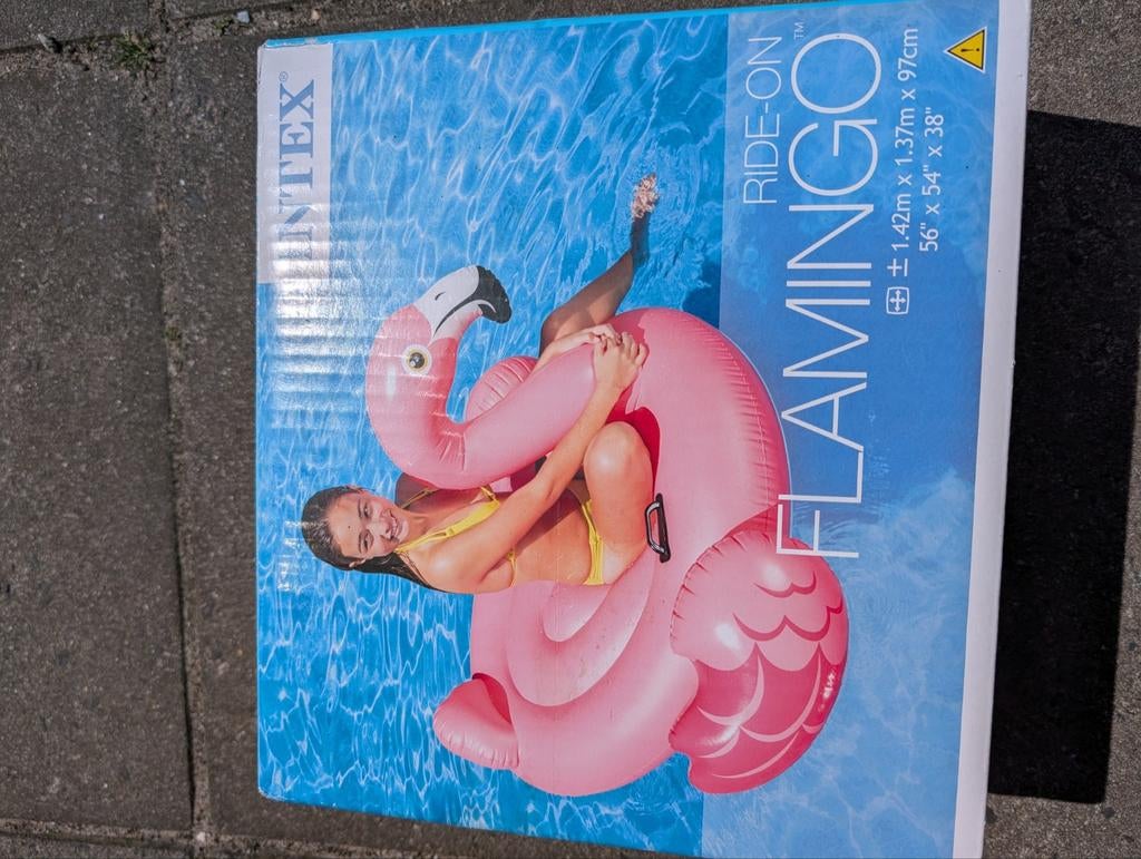 Nieuwe Intex Ride-On Flamingo opblaasfiguur, Ophalen of Verzenden, Nieuw