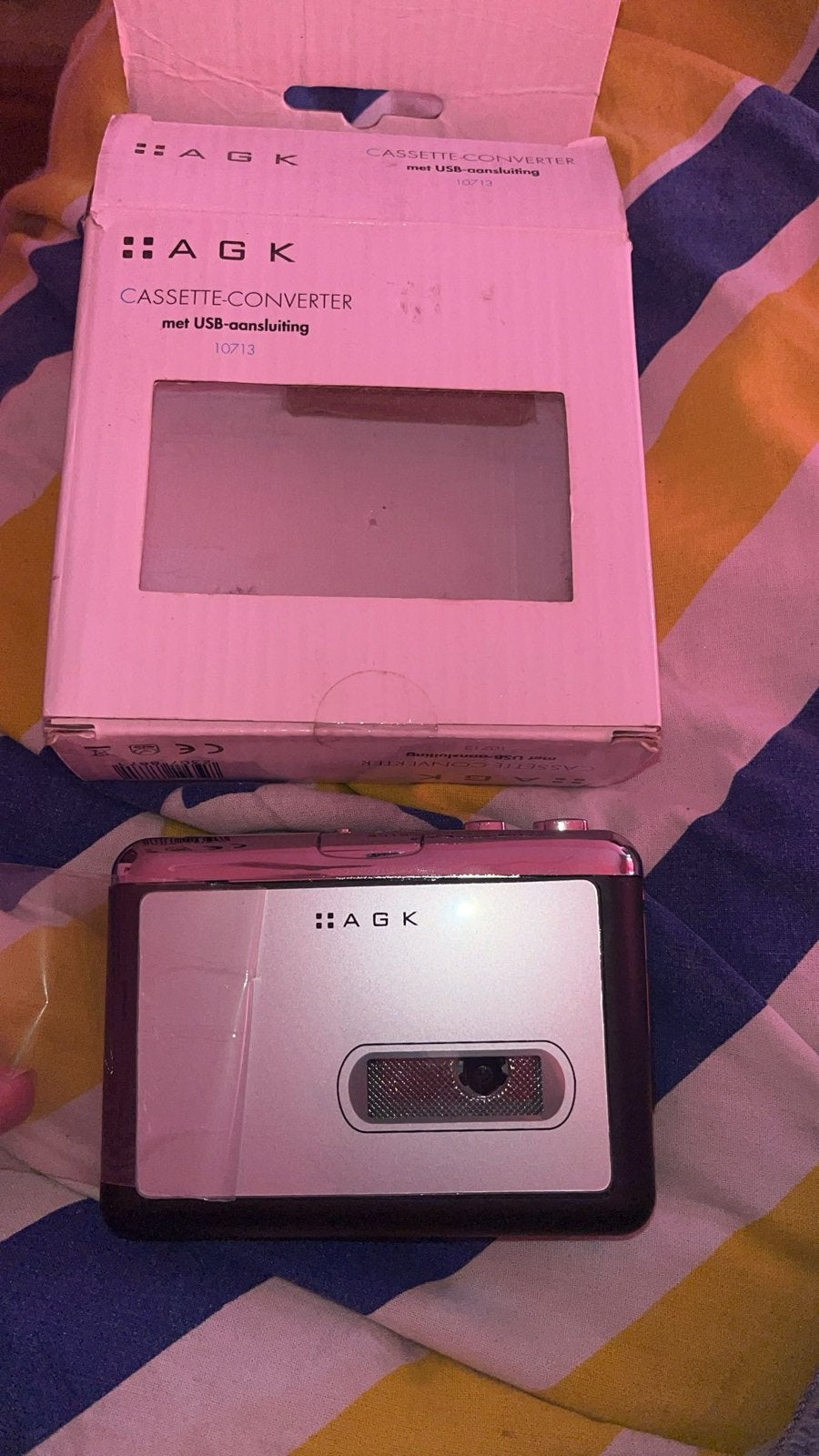 AGK Cassette-Converter met USB-aansluiting, Ophalen of Verzenden, Zo goed als nieuw