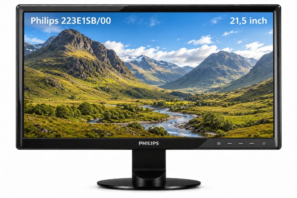 Philips 223E1SB/00 – 21,5 inch – Full HD, Computers en Software, Kantelbaar, Nieuw, Full HD, Ophalen of Verzenden