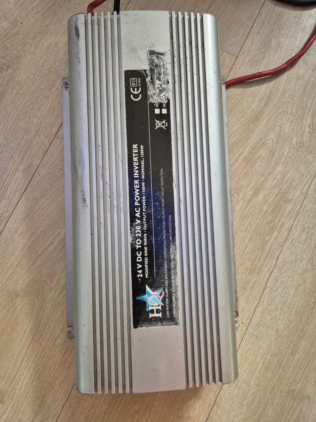 24V DC naar 230V AC Omvormer - 1500W Nominaal, Ophalen, Gebruikt, Universele onderdelen