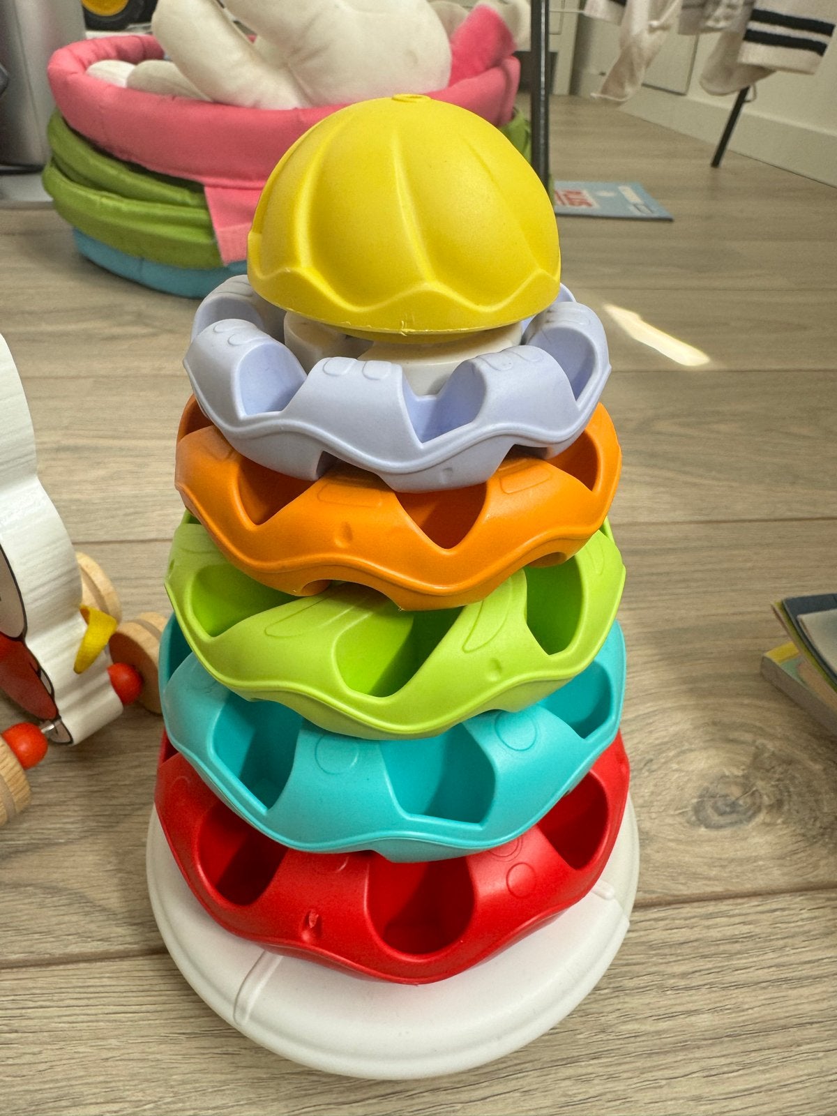 Stapelring toren speelgoed baby/dreumes, Ophalen of Verzenden, Gebruikt, Overige typen